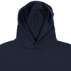 Streetwear Hoodie Navy Blue Close Up