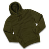 Premium Pullover Hoodie Army Green wrinkle