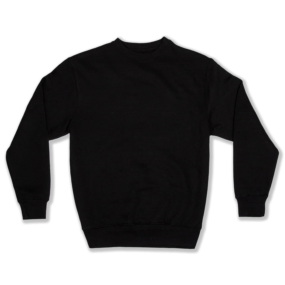 Premium Black Crewneck Pullover – V.S. Tees™