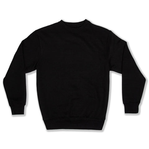 Premium Black Crewneck Pullover