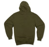 Premium Pullover Hoodie Army Green Back