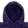 close up of cloud purple vintage hoodie