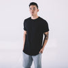 Dual Blend Heather Tee Black Front