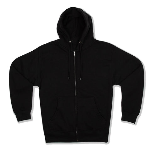 Black Full Zip Hoodie